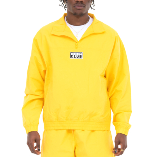 Comfort Cotton/Nylon Quarter Zip Track Jacket