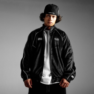Huf Velour Track Jacket