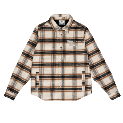 Brown Bag  Flannel Shirt Jacket